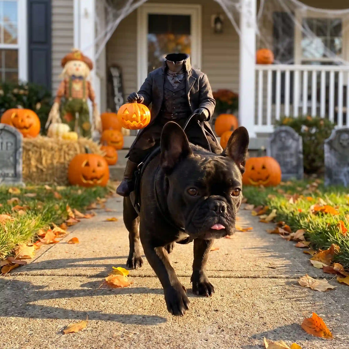 Halowly™ Headless Rider Pet Costume